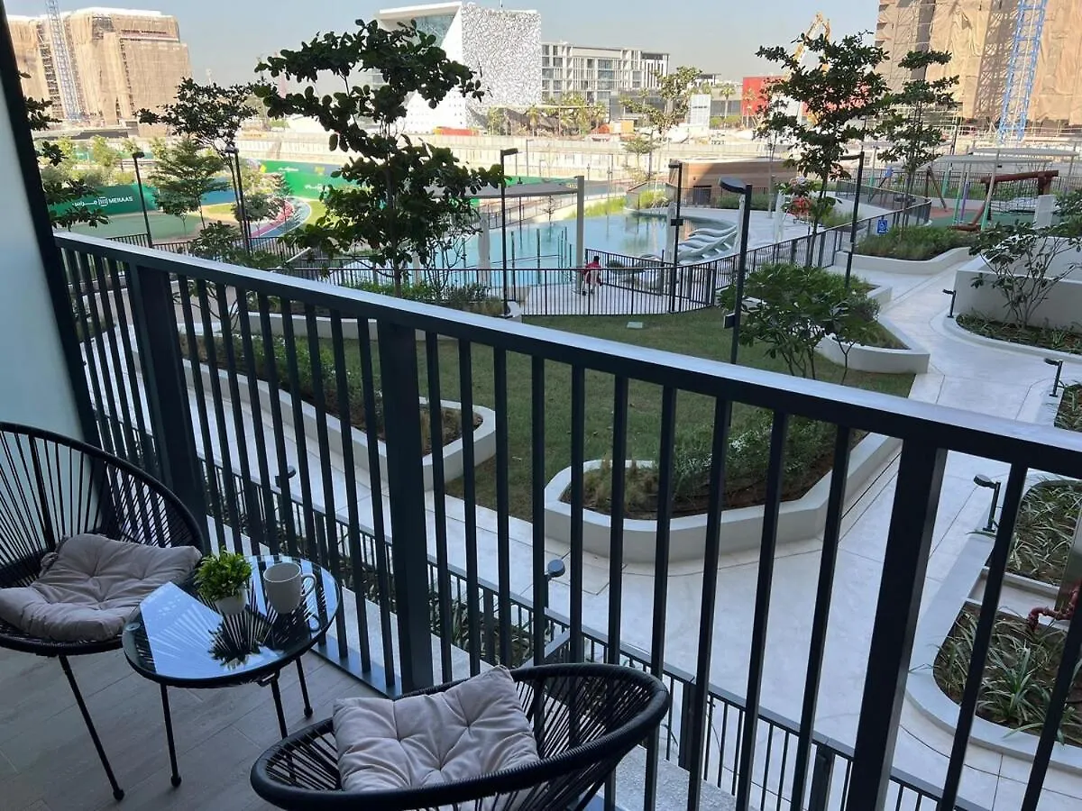 Apartment City Walk Green Planet View 1Br Dubai